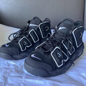 🌟RARE🌟 Nike air more uptempo black white